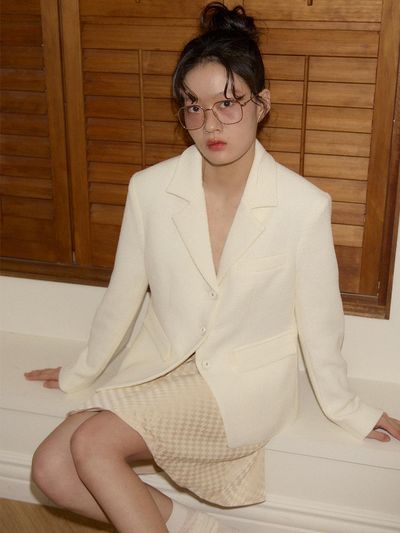SALON DE YOHN Classic Tweed Jacket