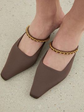 SALONDEJU Chain Mule_Brown