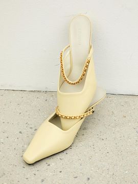 SALONDEJU Chain Mule_Light Yellow