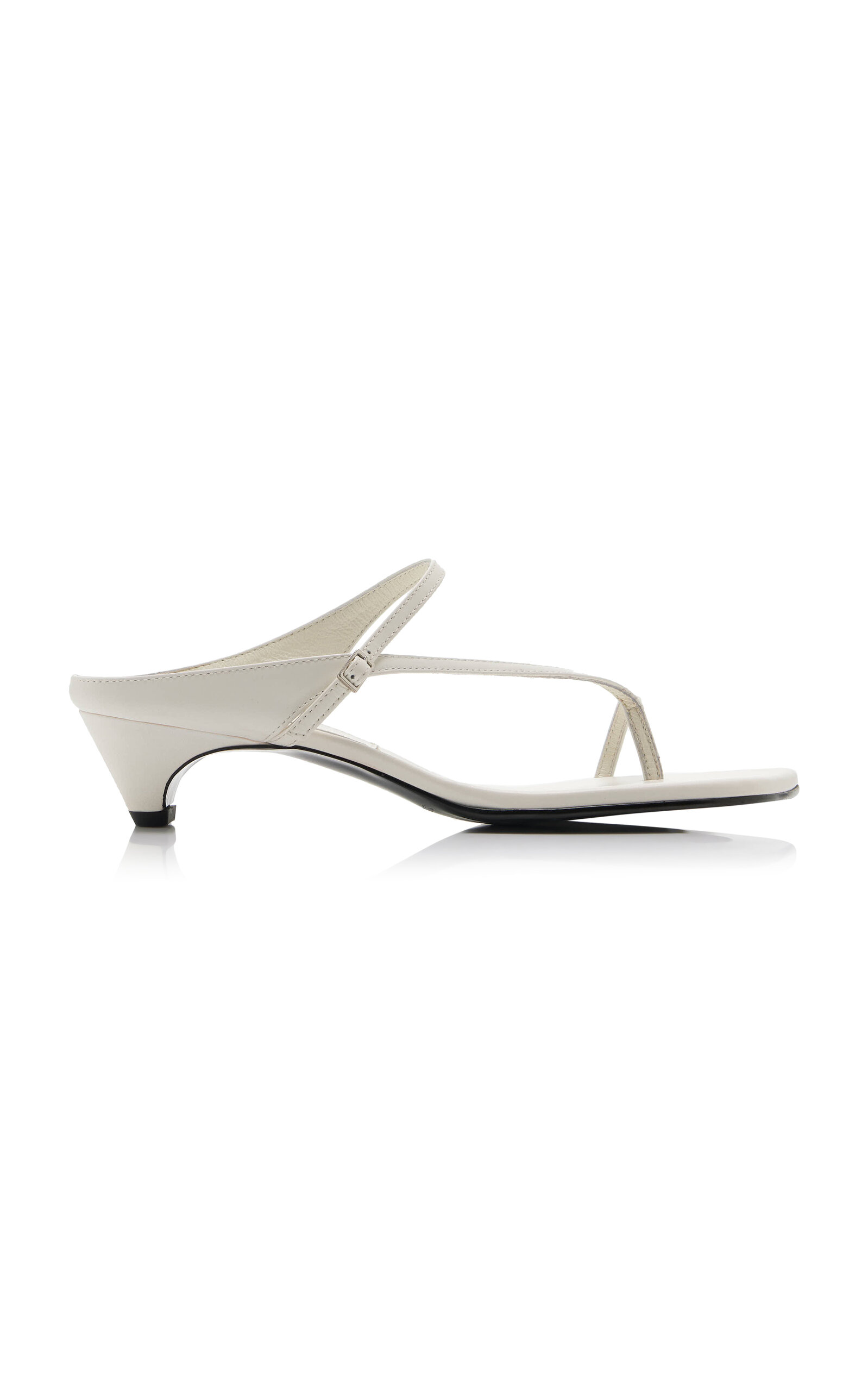 SALONDEJU SALONDEJU Oblique Leather Sandals