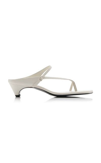 SALONDEJU SALONDEJU Oblique Leather Sandals