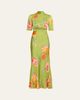 Saloni Adele B Floral Silk Dress - 1
