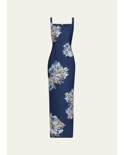 Saloni Bora Brocade Column Dress