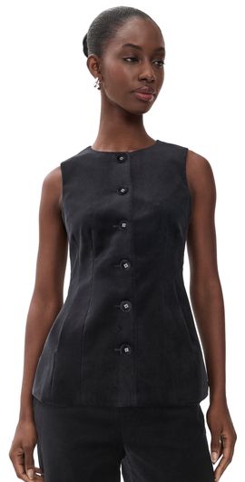 SALONI SALONI Alia Waistcoat Black