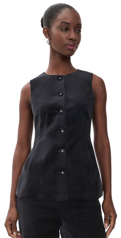 SALONI SALONI Alia Waistcoat Black