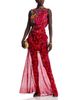 Saloni Saloni Fleur Silk Maxi Dress - 2