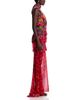 Saloni Saloni Fleur Silk Maxi Dress - 5