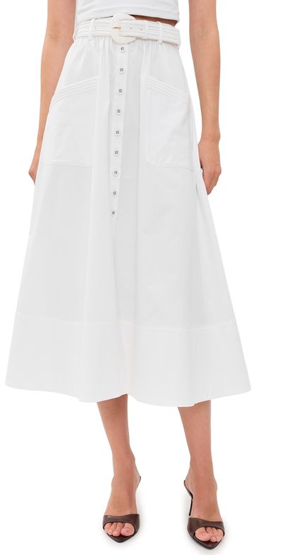 SALONI SALONI Kirat Skirt 01-White