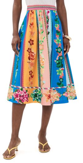 SALONI SALONI Pia Skirt Bellis Rainbow Plmt