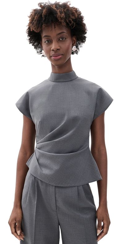 SALONI SALONI Rhona Top Slate Grey