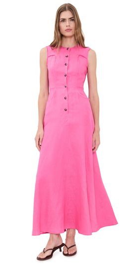 SALONI SALONI Sierra Dress Carmine Rose