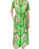 SALONI SALONI Vicki Dress Lilia Chevron Plmt - 1