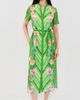 SALONI SALONI Vicki Dress Lilia Chevron Plmt - 2