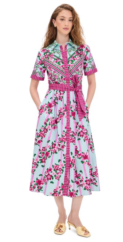 SALONI SALONI Vivienne Dress Bellis Ornamental Plmt