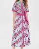 SALONI SALONI Vivienne Dress Bellis Ornamental Plmt - 2