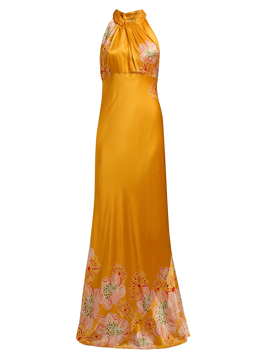 saloni orange dress SALONI | Dresses | Orange Saloni Silk Dress Size 4