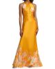 Saloni Women's Cozette Silk Satin Maxi Dress - 3
