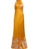 Saloni Women's Cozette Silk Satin Maxi Dress - 8