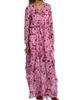 Saloni Women's Izzie Floral Silk-Blend Ruffled Maxi Dress - 3