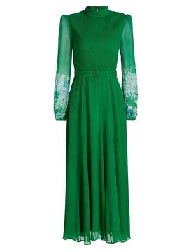 Saloni Women's Jacqui Belted Midi-Dress