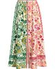 Saloni Women's Judi Two-Tone Floral Cotton Midi-Skirt - 1