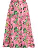 Saloni Women's Kali Striped Floral Button-Front Midi-Skirt - 1