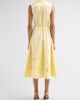 Saloni Women's Kirat Daisy-Embroidered Belted Midi Shirtdress - 3