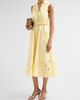 Saloni Women's Kirat Daisy-Embroidered Belted Midi Shirtdress - 4