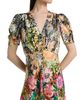 Saloni Women's Lea Floral Print Midi Dress - 6