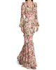 Saloni Women's Rita Floral Geroegette Maxi Dress - 2