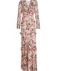 Saloni Women's Rita Floral Geroegette Maxi Dress - 8