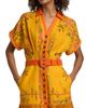 Saloni Women's Riya Floral Linen-Cotton Midi-Dress - 6