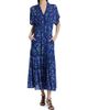Saloni Women's Riya Floral Satin Midi-Shirtdress - 3