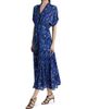 Saloni Women's Riya Floral Satin Midi-Shirtdress - 4