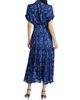 Saloni Women's Riya Floral Satin Midi-Shirtdress - 5