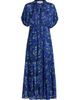Saloni Women's Riya Floral Satin Midi-Shirtdress - 8