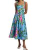 Saloni Women's Sabrina Floral A-Line Midi-Dress - 3