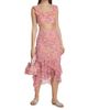 Saloni Women's Trish Floral Crepe Ruffled Crop Top - 2
