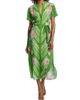 Saloni Women's Vicki Printed Silk Tie-Waist Midi-Dress - 2