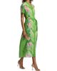 Saloni Women's Vicki Printed Silk Tie-Waist Midi-Dress - 4