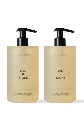 SALT & STONE SALT & STONE Santal & Vetiver Body Wash Duo $72 Value 