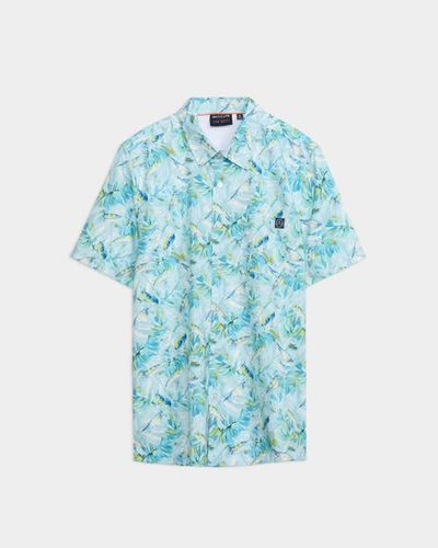 Salt Life Salt Life Catch Me if You Can Performance Woven Shirt