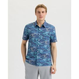 Salt Life Salt Life Frigate Stealth Performance Woven Shirt