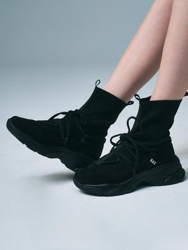 SALTANDCHOCOLATE SAC Lace-Up Knitwear Sneakers 412430012 (5.5cm/1co