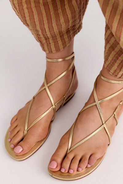 Sam Edelman Clara Metallic Strappy Sandals