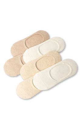 Sam Edelman Sam Edelman 6-Pack Cotton Mid-Cut Sneaker Liner Socks