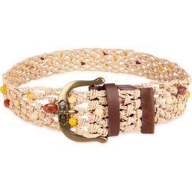 Sam Edelman Sam Edelman Bead Raffia Macramé Belt