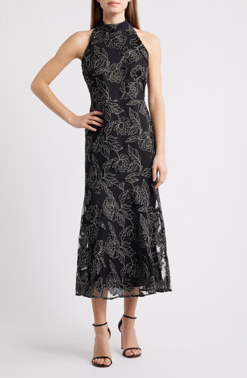 Sam Edelman - Embroidered Fit & Flare Cocktail Dress