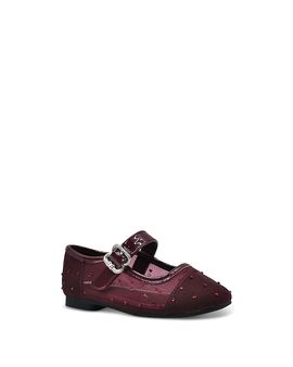 Sam Edelman Sam Edelman Girls' Maeve Rhinestone Embellished Flats Toddler
