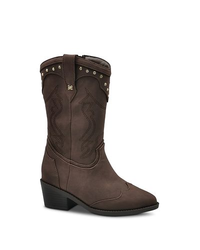 Sam Edelman Sam Edelman Girls' Westerly Rise Studded Western Boots